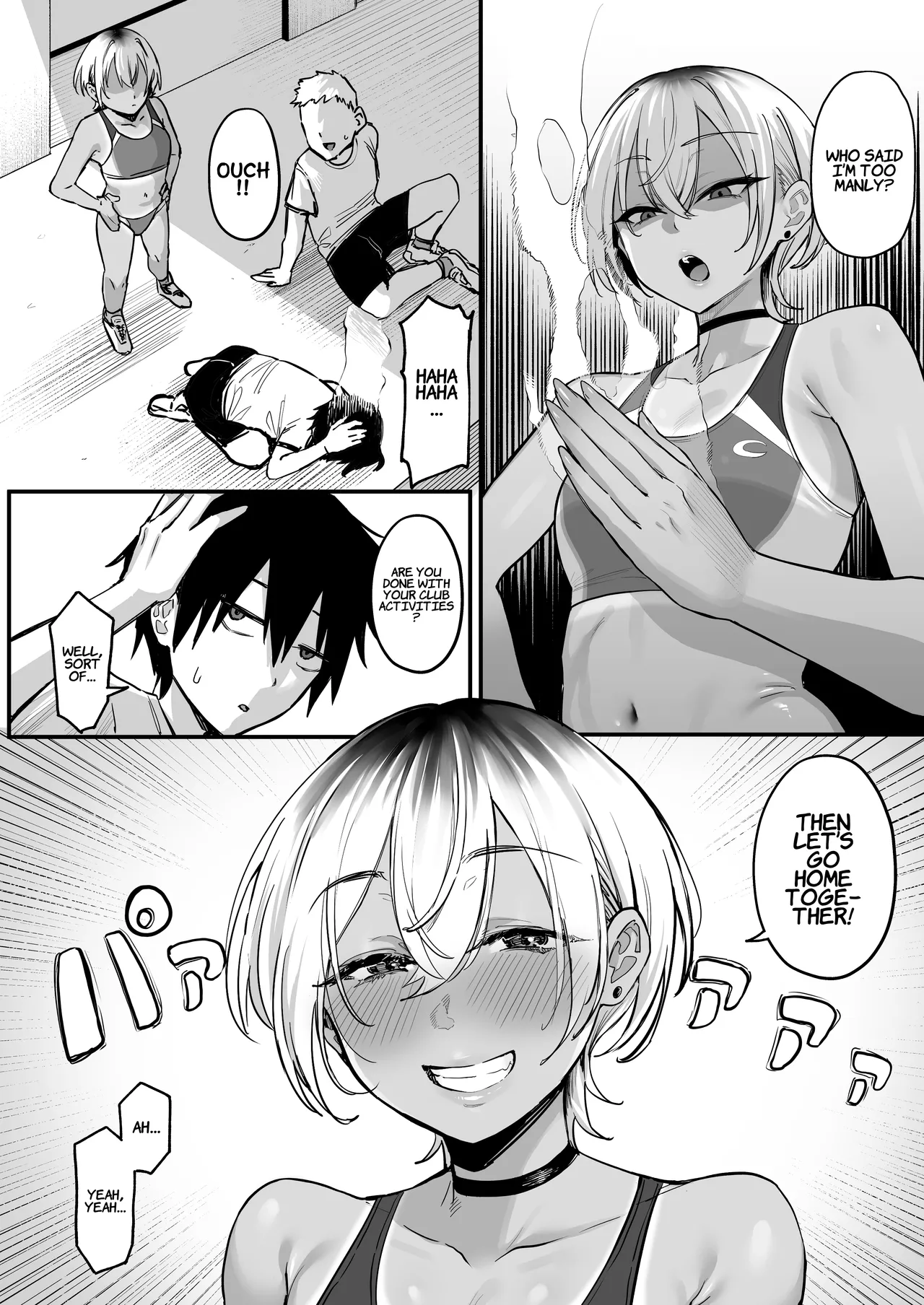 Hentai Manga Comic-The Secret Thing My Tomboyish Childhood Friend From The Track Team Does That She Can't Tell Anyone About.-Read-5